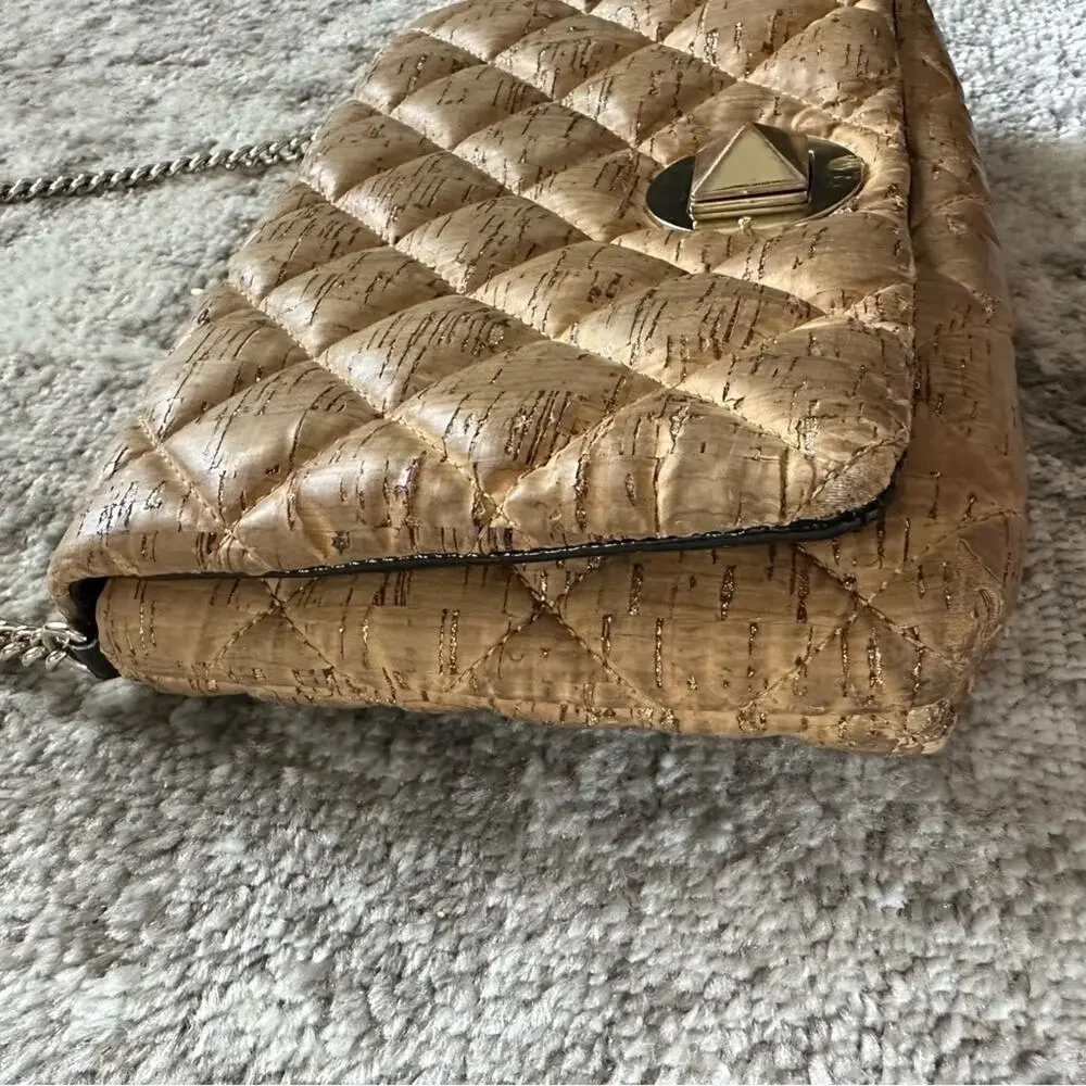Kate Spade Quilted Cork Turn Lock Crossbody Bag